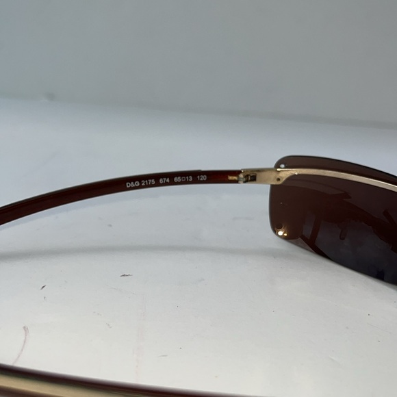 Authentic Vintage D&G Men’s Brown Sunglasses 🕶️ ~ D&G 2175 - Picture 8 of 16